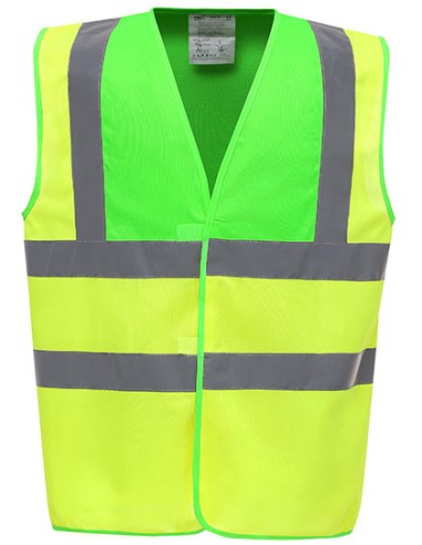 YOK-HVW100-Hi-Vis 2 Bands et Braces Waistcoat